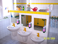 Neue waschräume für den Kindergarten, unsere Dienstleistungen, Firma Baum